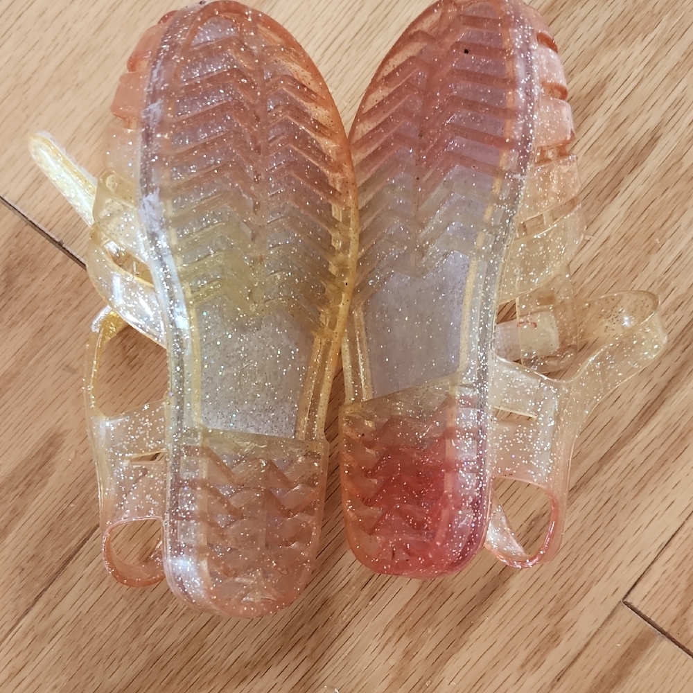 Libuam Glitter Jelly Closed Toe Sandals Toddler 6.5 - Picture 6 of 13
